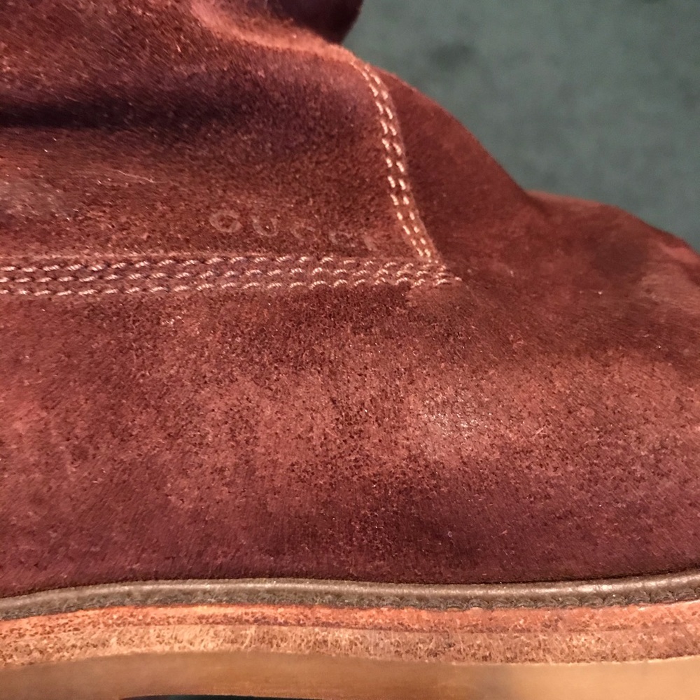 Gucci Boots Suede Men’sShearling Lining Gem